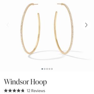Julie Vos Windsor Hoop NWOT